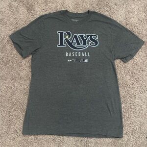 Nike Tampa Bay Rays Baseball Gray T-Shirt